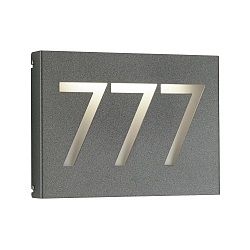 Illuminated house numbers