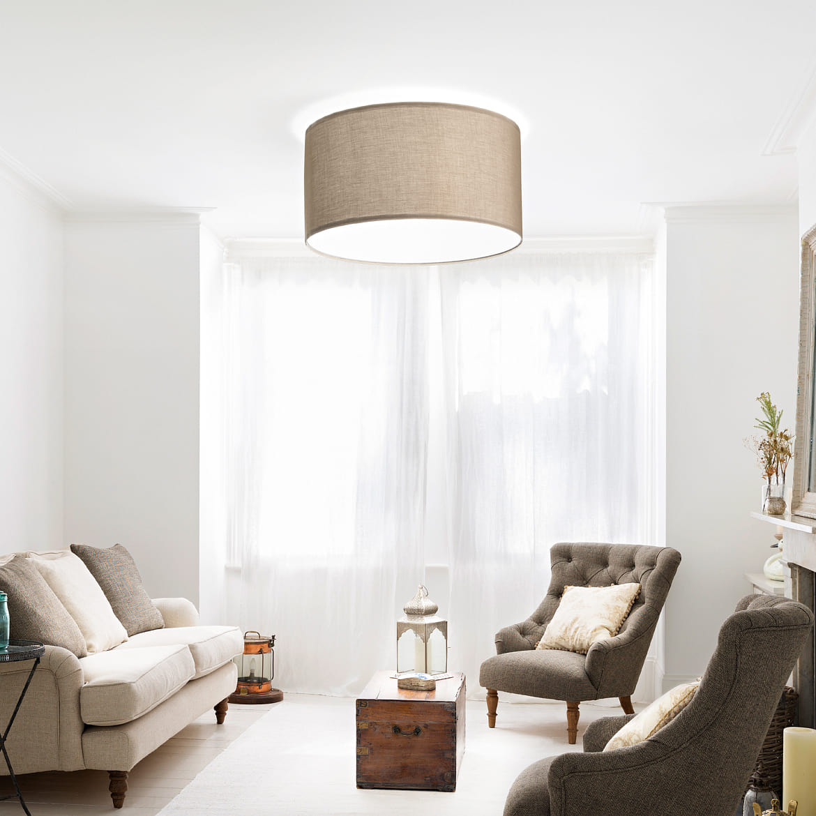 Ideal Lux ceiling luminaire SET UP MPL1 without shade E27 IP20, white Ideal Lux ceiling luminaire SET UP MPL1 without shade E27 IP20, white
