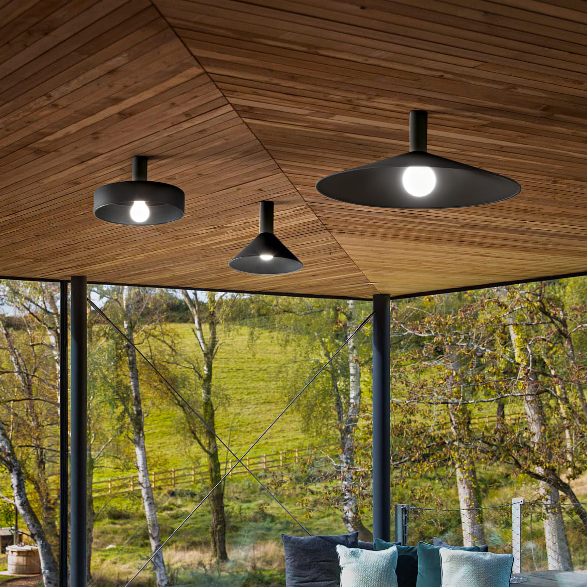 Ideal Lux ceiling luminaire MIX UP MPL1 without shade E27 IP20, black Ideal Lux ceiling luminaire MIX UP MPL1 without shade E27 IP20, black