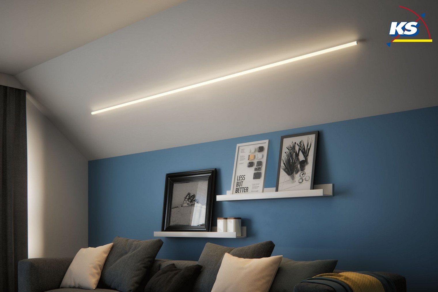 Paulmann MaxLED / Your LED Strip Tube Profile, 200cm, incl. cover, alu anodized Paulmann MaxLED / Your LED Strip Tube Profile, 200cm, incl. cover, alu anodized