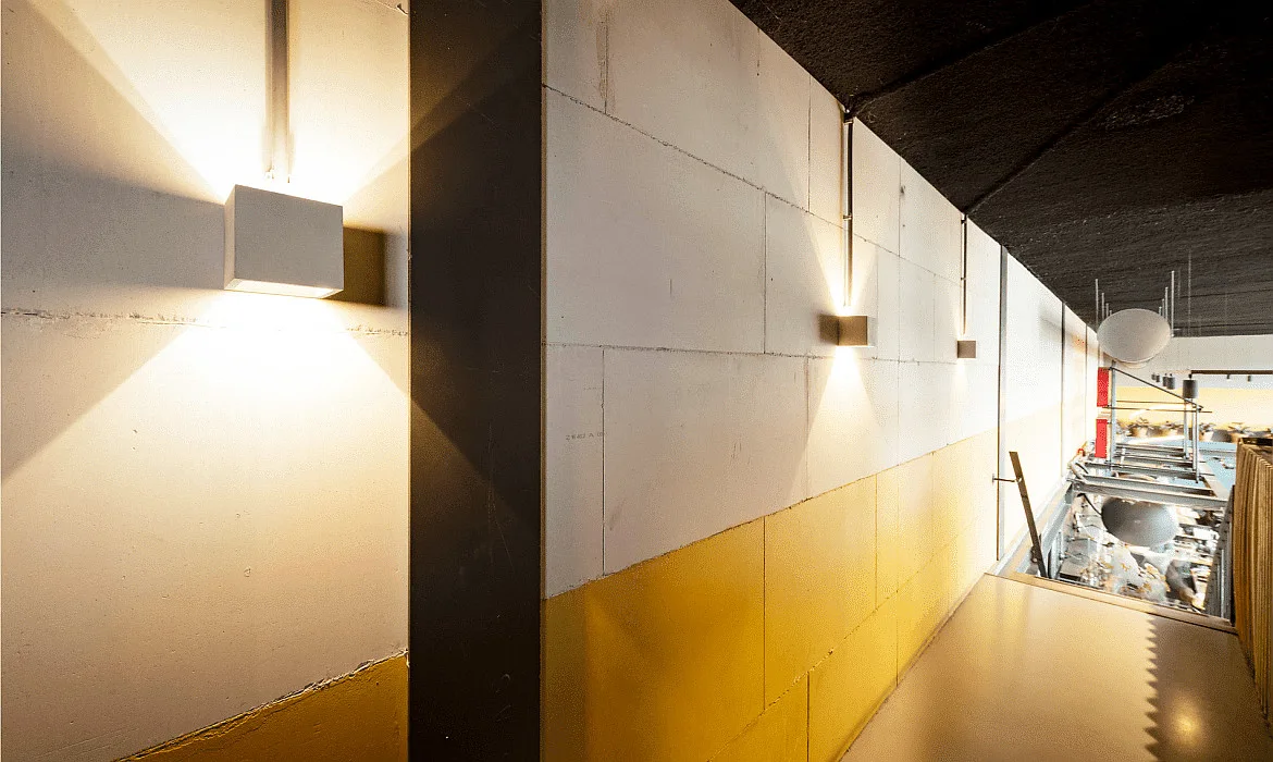 SLV Plaster Wall luminaire PLASTRA CUBE, square, white plaster, G9 SLV Plaster Wall luminaire PLASTRA CUBE, square, white plaster, G9