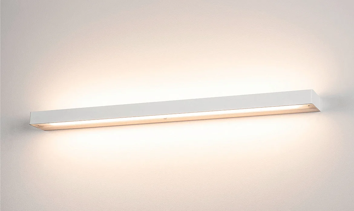 SLV LED Wall luminaire SEDO LED 21, square, 22W, SMD LED, 3000K, glass satined, white SLV LED Wall luminaire SEDO LED 21, square, 22W, SMD LED, 3000K, glass satined, white