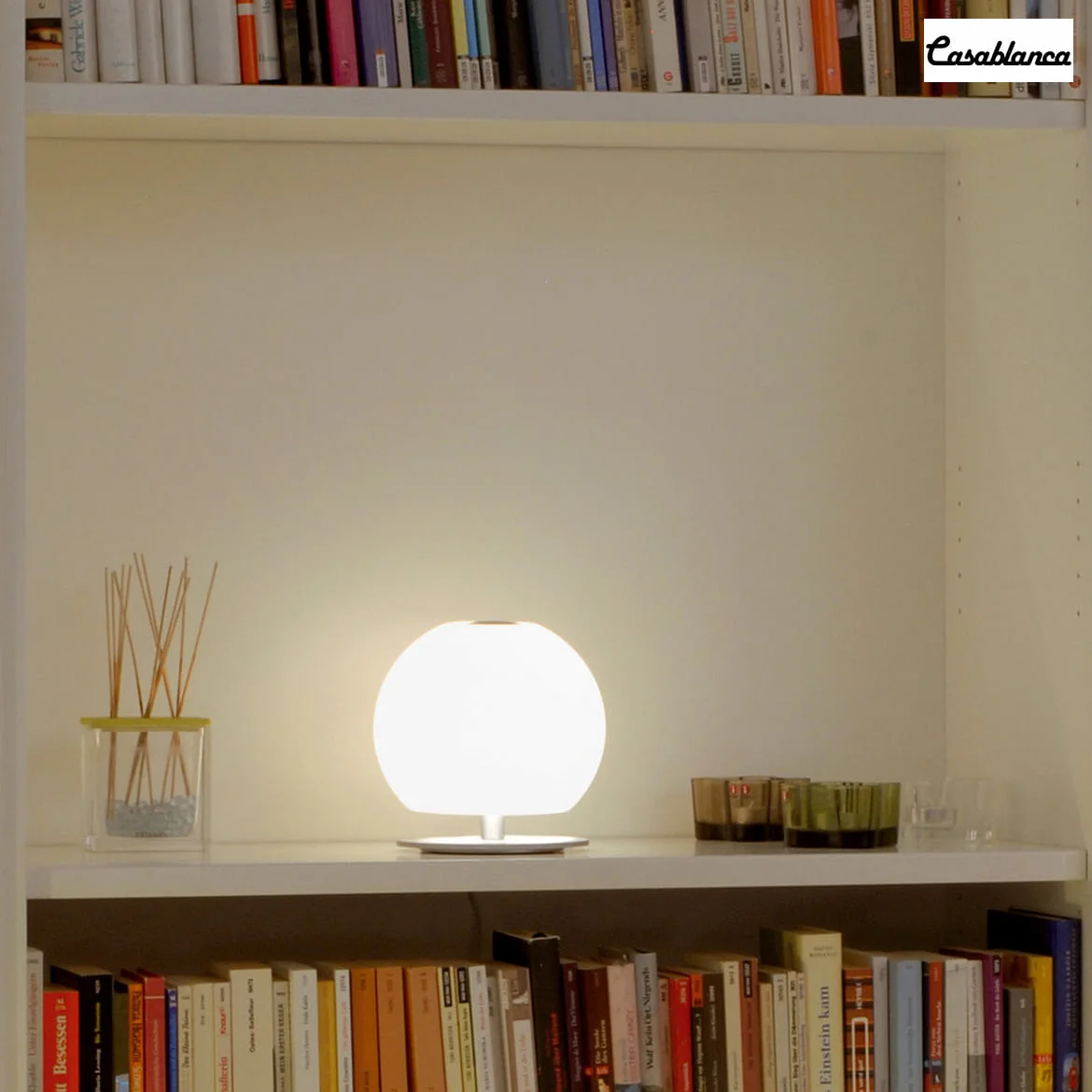 Casablanca Table lamp BALL, 2x G9, IP20, opal white matt Casablanca Table lamp BALL, 2x G9, IP20, opal white matt