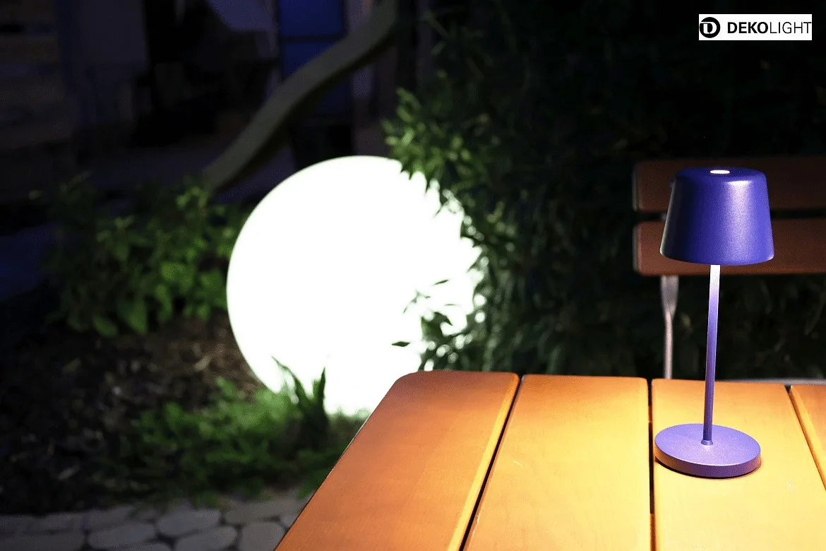 Deko-Light battery table lamp BUNDLE CANIS MINI set of 1, with charger IP65, beige, mat dimmable Deko-Light battery table lamp BUNDLE CANIS MINI set of 1, with charger IP65, beige, mat dimmable