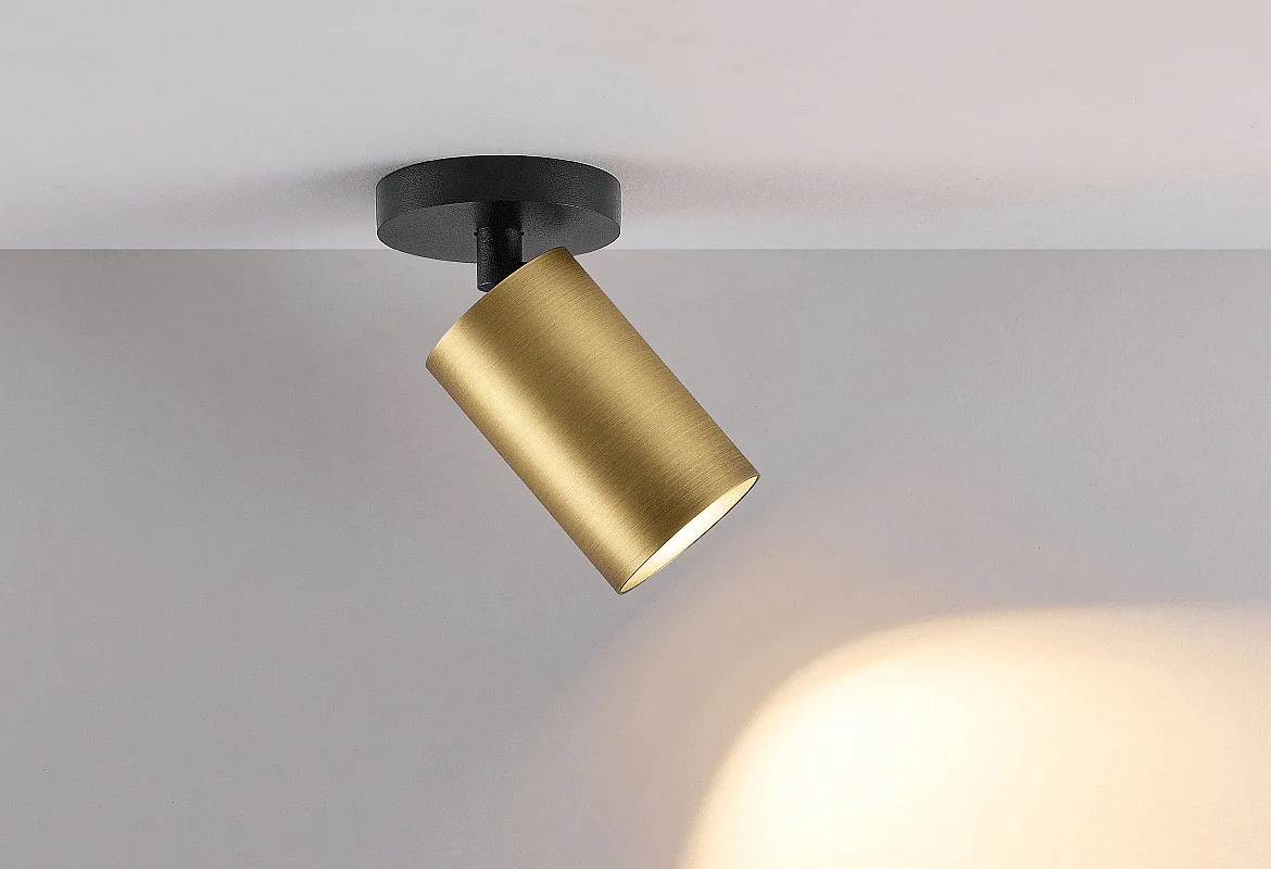 Deko-Light surface mounted housing CAN MIX'N MATCH 1/2 - SPOT HEAD (CEILING / 3PHASE) cylindrical, rigid, mechanical, bronze Deko-Light surface mounted housing CAN MIX'N MATCH 1/2 - SPOT HEAD (CEILING / 3PHASE) cylindrical, rigid, mechanical, bronze