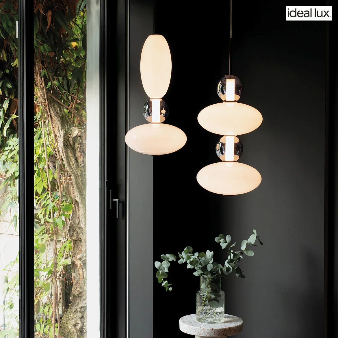 Ideal Lux pendant luminaire LUMIERE IP20, white Ideal Lux pendant luminaire LUMIERE IP20, white