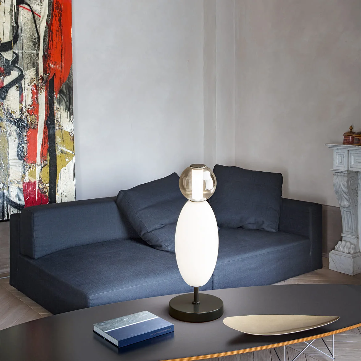 Ideal Lux table lamp LUMIERE IP20, white Ideal Lux table lamp LUMIERE IP20, white