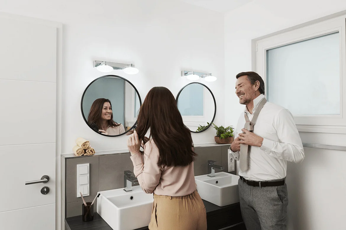 Ledvance wall luminaire SMART+ WIFI ORBIS WALL ELYPSE 340MM TW tunable white, controllable via WLAN / WIFI IP44, dimmable Ledvance wall luminaire SMART+ WIFI ORBIS WALL ELYPSE 340MM TW tunable white, controllable via WLAN / WIFI IP44, dimmable