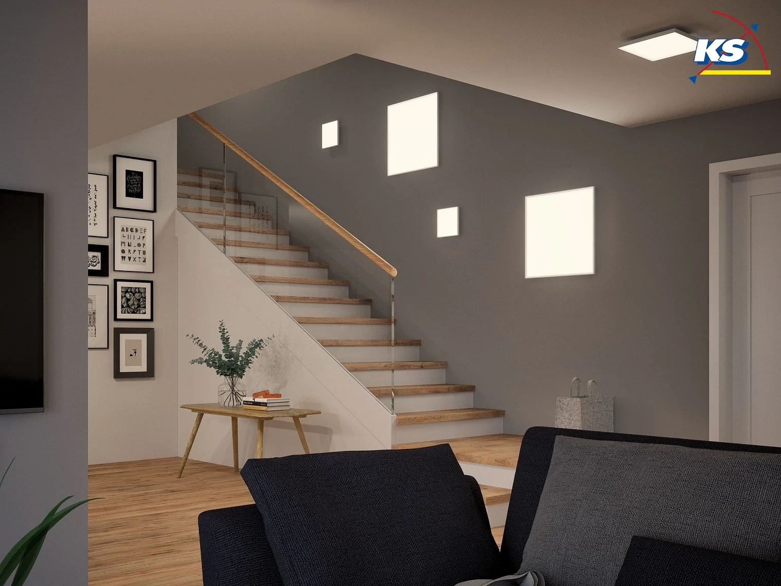 Paulmann LED Panel VELORA ZigBee TW surfaced mounting, 59.5cm, 230V, 19.5W 2700-6500K 2200lm, dimmable, white matt Paulmann LED Panel VELORA ZigBee TW surfaced mounting, 59.5cm, 230V, 19.5W 2700-6500K 2200lm, dimmable, white matt