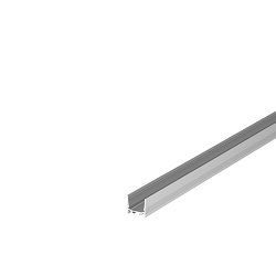 Surface LED profile GRAZIA 20, standard, ribbed, 200cm, alu