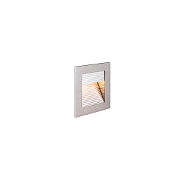 Premium LED Recessed luminaire FRAME CURVE HV, 3.1W 2700K 100lm, silver