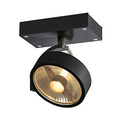 KALU 1 QPAR111, Wall and Ceiling luminaire, black