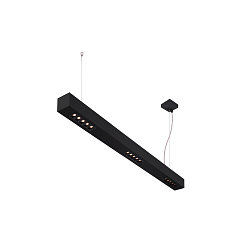 Premium LED Pendant luminaire Q-LINE PD, 100cm, for BAP, 45W, TRIAC dimmable, black, 3000K 2100lm