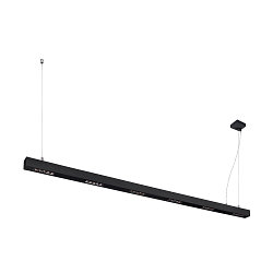 Premium LED Pendant luminaire Q-LINE PD, 200cm, for BAP, 85W, TRIAC dimmable, black, 3000K 4200lm
