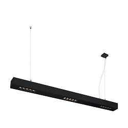 Premium LED Pendant luminaire Q-LINE PD, 100cm, for BAP, 45W, TRIAC dimmable, black, 4000K 2300lm