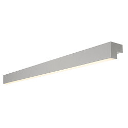 LED Wall luminaire / Mirror luminaire L-LINE 120, 19W 3000K 1650lm 120�, IP44, anodised silver
