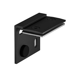Mounting accessories for H-PROFILE, Set of 2 Wall holders, black