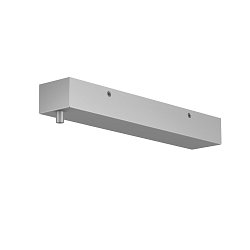 Mounting accessories for H-PROFILE, Canopy / Connection box square, silver