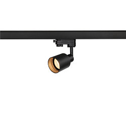 PURI TRACK SPOT QPAR51 GLASS for 3-Phase high-voltage track, GU10, black
