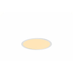 LED Ceiling recessed luminaire MEDO 30 EL, frame version, � 29cm, 14W 3000/4000K 105�, white