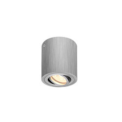 Ceiling luminaire TRILEDO CL, GU10 QPAR51, 30� swiveling, cylinder, alu brushed
