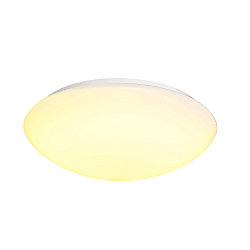 LED Outdoor Wall and Ceiling luminaire LIPSY 50 Dome, IP44, 3000/4000K, � 40cm, 21W, white