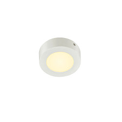 LED Wall / Ceiling luminaire SENSER 12 CW, round, IP20, white, 8,2W, 3000K, 480lm