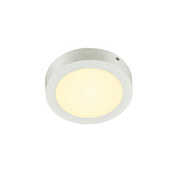 LED Wall / Ceiling luminaire SENSER 18 CW, round, IP20, white, 12W, 3000K, 880lm