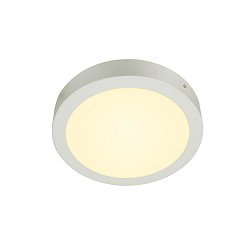 LED Wall / Ceiling luminaire SENSER 24 CW, round, 15W, IP20, white, 3000K, 1200lm