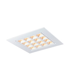 LED Ceiling recessed luminaire LED PAVONO 600x600, 100�, UGR 16, white, 3000K, 3200lm