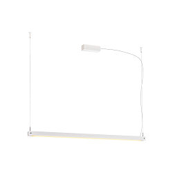 LED Pendant luminaire NOYA PD PHASE, CCT switch, 2700/3000K, 1861/2025lm, IP20, white