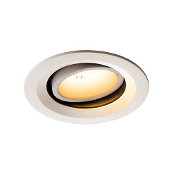 LED Ceiling recessed luminaire NUMINOS DL M, 2700K, IP20, rotatable / pivotable, 20�, 1600lm, UGR 20, white/white