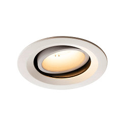 LED Ceiling recessed luminaire NUMINOS DL M, 3000K, IP20, rotatable / pivotable, 40�, 1600lm, UGR 20, white/white