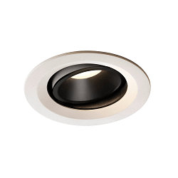 LED Ceiling recessed luminaire NUMINOS DL M, 4000K, IP20, rotatable / pivotable, 55�, 1600lm, UGR 21, white/black