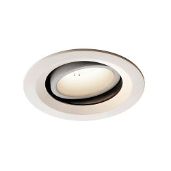 LED Ceiling recessed luminaire NUMINOS DL M, 4000K, IP20, rotatable / pivotable, 55�, 1750lm, UGR 21, white/white