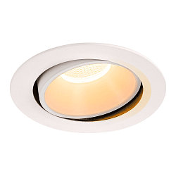 LED Ceiling recessed luminaire NUMINOS DL XL, 2700K, IP20, rotatable / pivotable, 40�, 3500lm, UGR 18, white/white