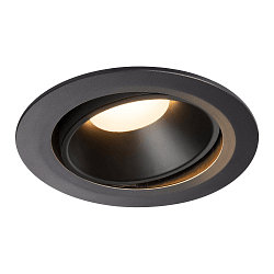 LED Ceiling recessed luminaire NUMINOS DL XL, 3000K, IP20, rotatable / pivotable, 20�, 3300lm, UGR 21, black/black