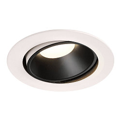 LED Ceiling recessed luminaire NUMINOS DL XL, 4000K, IP20, rotatable / pivotable, 40�, 3600lm, UGR 21, white/black