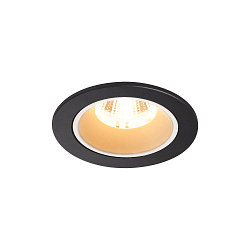 LED Ceiling recessed luminaire NUMINOS DL S, 3000K, IP20, 40�, 730lm, UGR 18, black/white