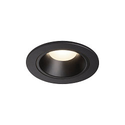 LED Ceiling recessed luminaire NUMINOS DL S, 4000K, IP20, 20�, 730lm, UGR 18, black/black
