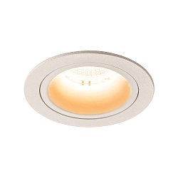 LED Ceiling recessed luminaire NUMINOS DL M, 2700K, IP20, 20�, 1600lm, UGR 20, white/white