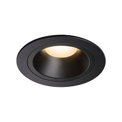 LED Ceiling recessed luminaire NUMINOS DL M, 3000K, IP20, 20�, 1500lm, UGR 19, black/black