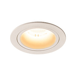 LED Ceiling recessed luminaire NUMINOS DL M, 3000K, IP20, 20�, 1600lm, UGR 20, white/white