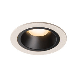 LED Ceiling recessed luminaire NUMINOS DL M, 3000K, IP20, 40�, 1500lm, UGR 20, white/black