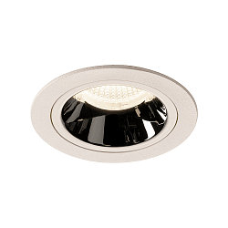LED Ceiling recessed luminaire NUMINOS DL M, 4000K, IP20, 20�, 1660lm, UGR 17, white/chrome