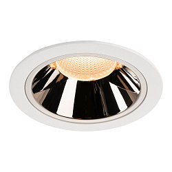 LED Ceiling recessed luminaire NUMINOS DL XL, 2700K, IP20, 20�, 3400lm, UGR 17, white/chrome