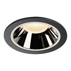 LED Ceiling recessed luminaire NUMINOS DL XL, 3000K, IP20, 55�, 3500lm, UGR 19, black/chrome
