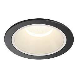LED Ceiling recessed luminaire NUMINOS DL XL, 4000K, IP20, 20�, 3800lm, UGR 18, black/white