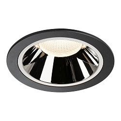 LED Ceiling recessed luminaire NUMINOS DL XL, 4000K, IP20, 55�, 3750lm, UGR 19, black/chrome