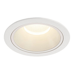LED Ceiling recessed luminaire NUMINOS DL XL, 4000K, IP20, 20�, 3800lm, UGR 18, white/white